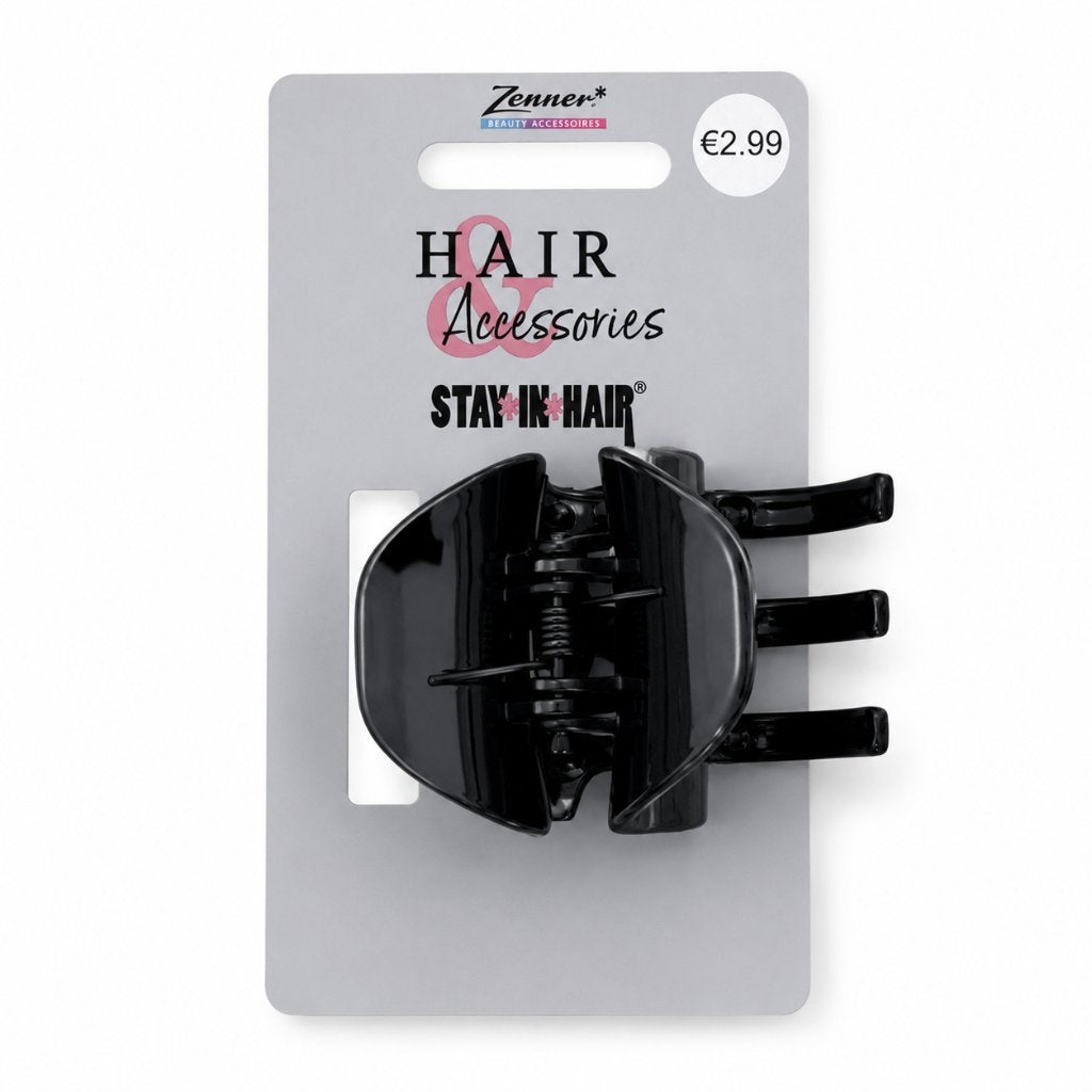Zenner Zwarte Haarklem – Stay in Hair, ., Overige typen, Nieuw, Ophalen of Verzenden