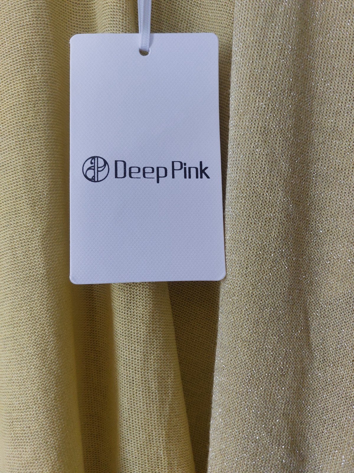 Deep Pink Geel Vest Maat TU Nieuw met label, Geel, Maat 46/48 (XL) of groter, Deep Pink, Nieuw