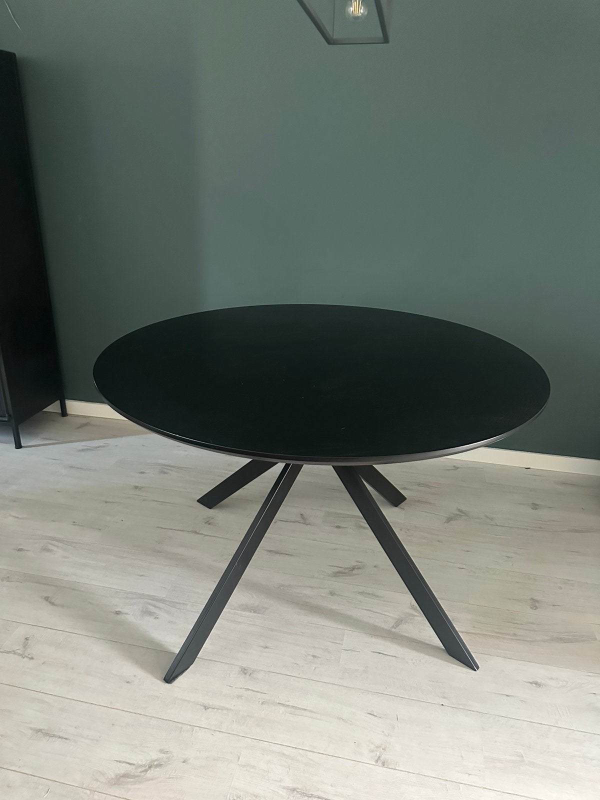 Ronde eettafel (120x70) ZONDER stoelen, 50 tot 100 cm, 100 tot 150 cm, Rond, Zo goed als nieuw
