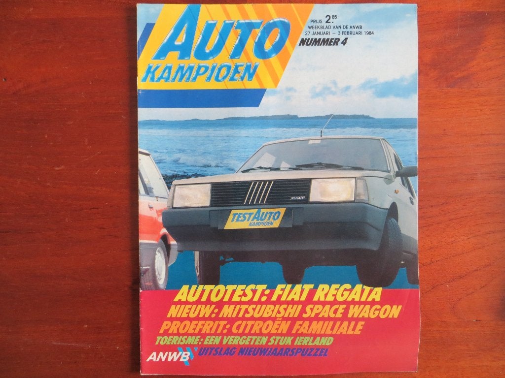 Autokampioen 4 1984 Fiat Regata ES (test), Citroën CX Famil., Ophalen of Verzenden, Nieuw, Citroën