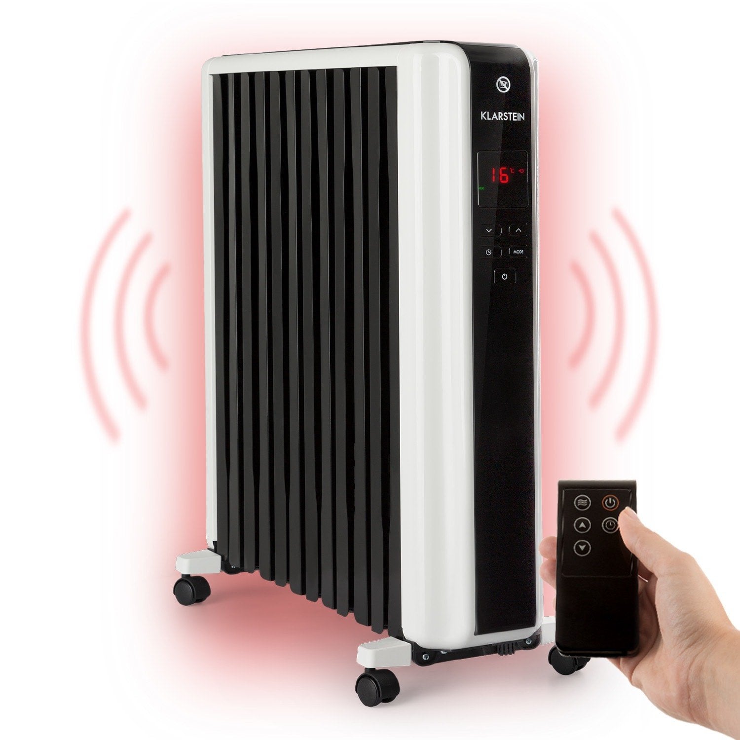 Klarstein Elektrische Oliegevulde Radiator 2500W, Ophalen of Verzenden, Nieuw