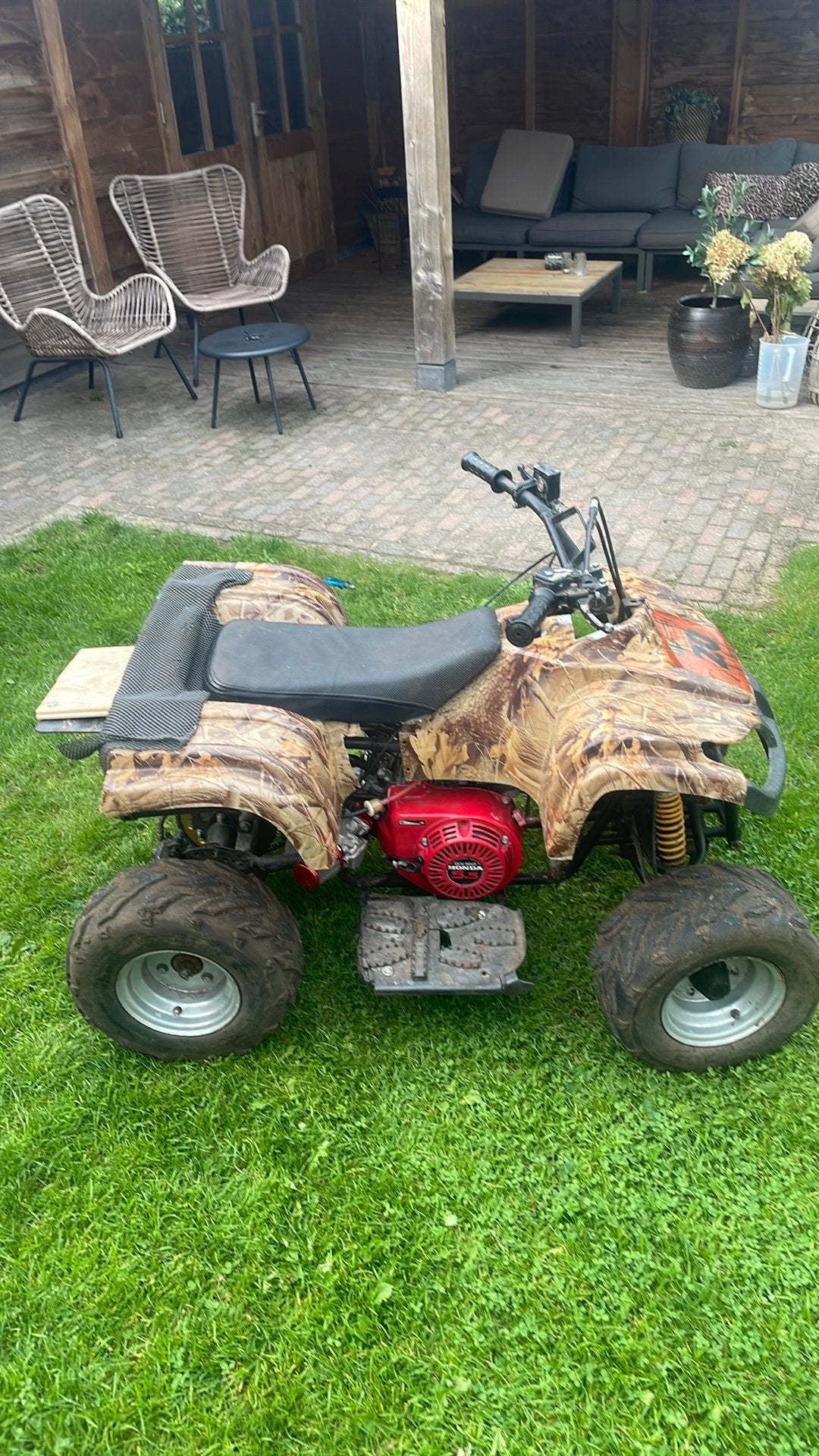 Kinderquad frame met honda gx 160, Fietsen en Brommers, Ophalen, Overige typen, 160 cc, Zo goed als nieuw