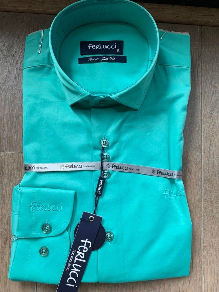 Overhemd maat s, Ophalen of Verzenden, Nieuw, Blauw, Halswijdte 39/40 (M)