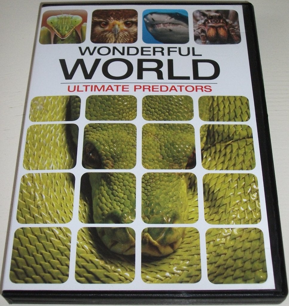 Dvd *** WONDERFUL WORLD *** Ultimate Predators, Cd's en Dvd's, Engels, Alle leeftijden, Nederlands, Natuur
