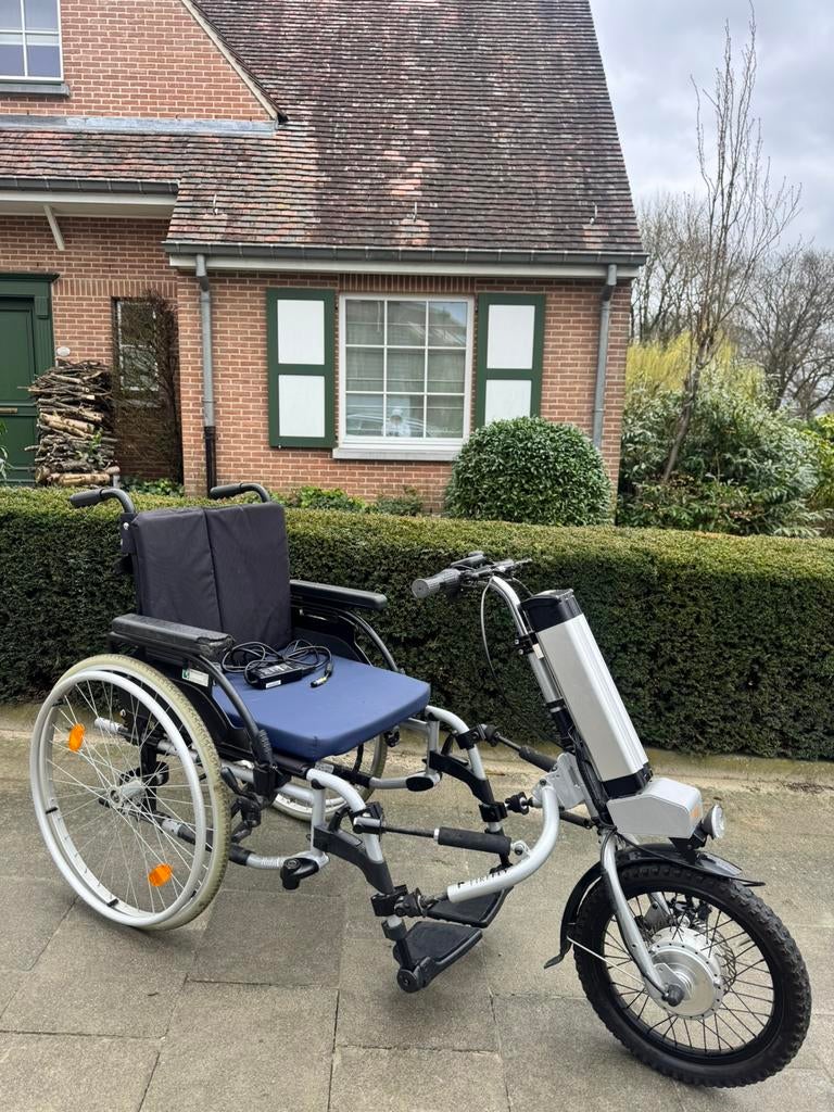 Elektrische aankoppelbike Firefly Rio 25km/u rolstoel 14kg !, Ophalen of Verzenden, Inklapbaar, Zo goed als nieuw, Elektrische rolstoel