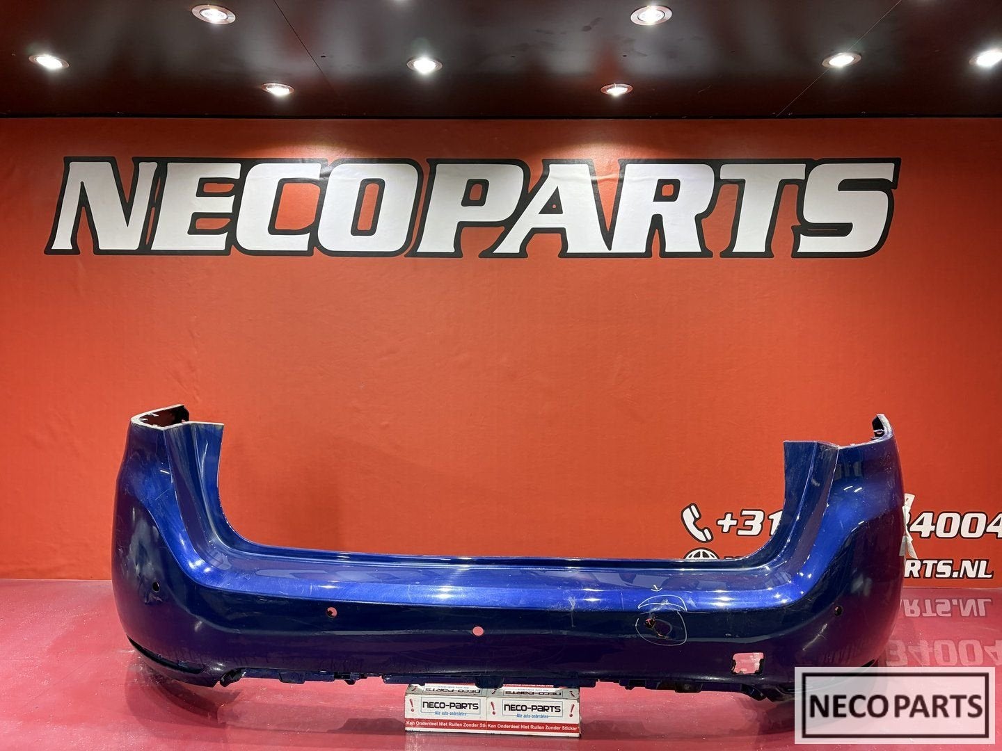 PEUGEOT 308 ACHTERBUMPER BLAUW PDC  ORIGINEEL, Auto-onderdelen, Gebruikt, -, -, Ophalen of Verzenden