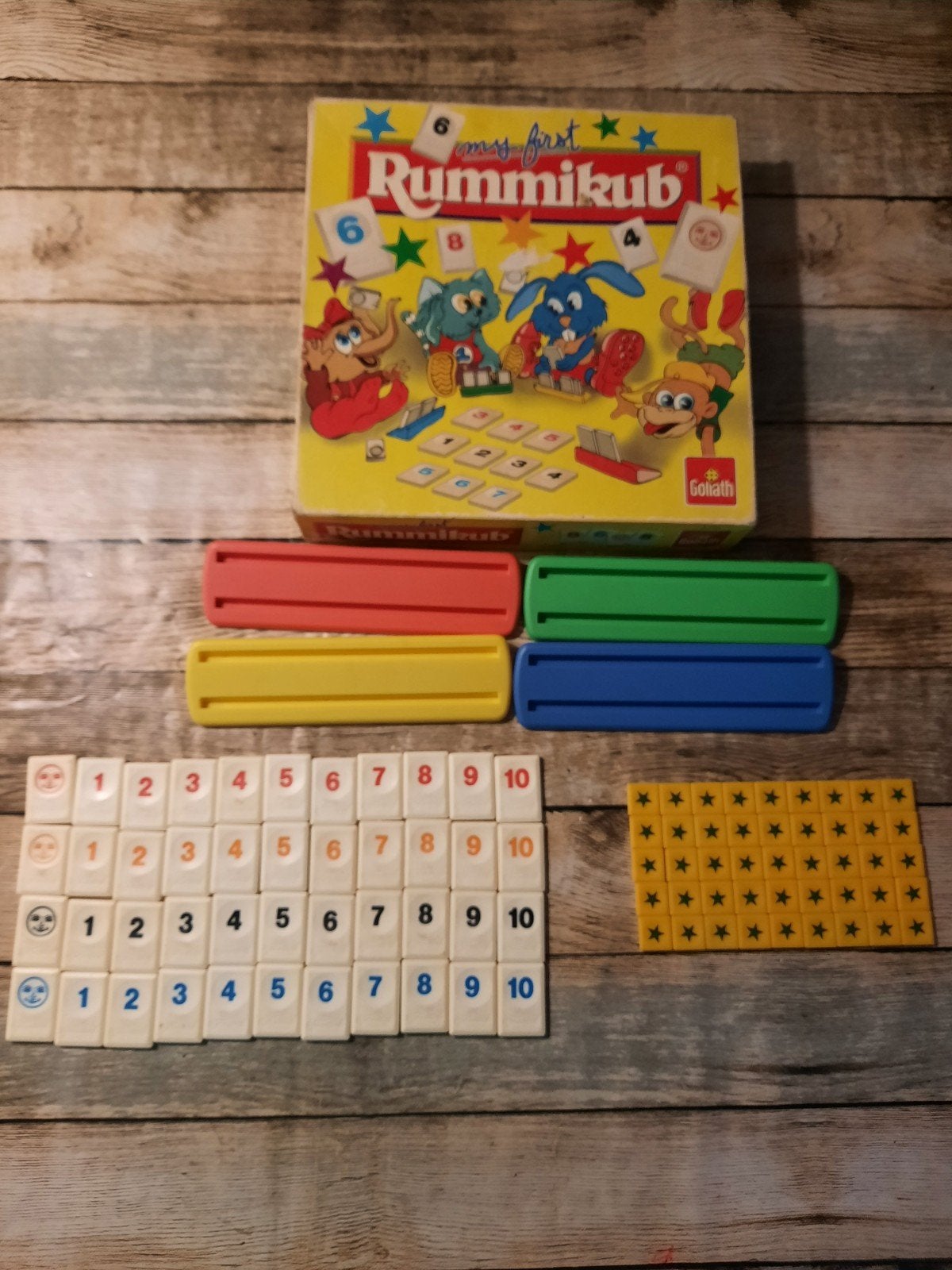 Te koopmkinder rummikub, Ophalen of Verzenden, Zo goed als nieuw, Jongen of Meisje
