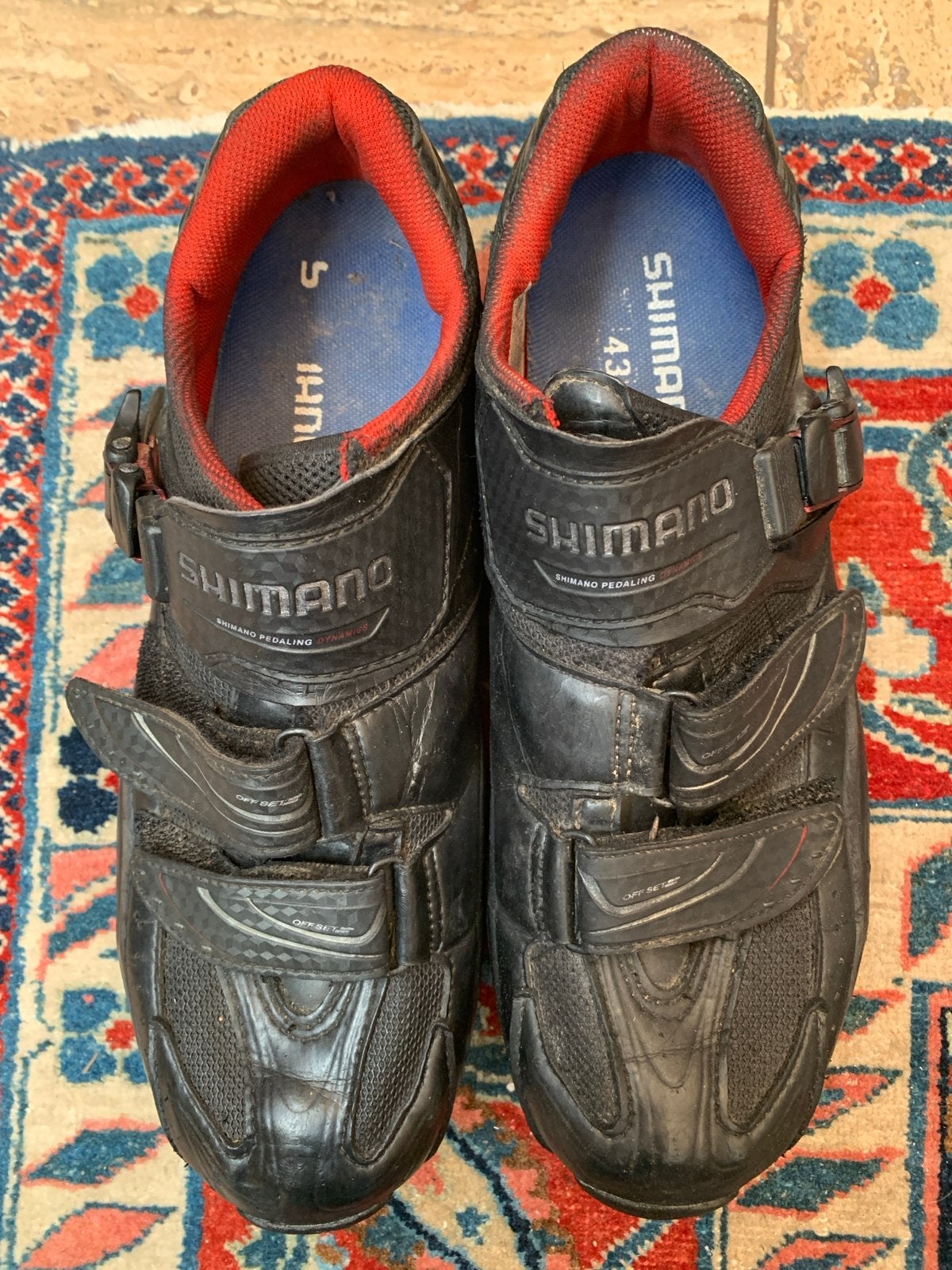 Shimano fietsschoenen maat 43, spd, sh-mo87, mo, md87 md 87, Ophalen of Verzenden, Gebruikt, Kleding