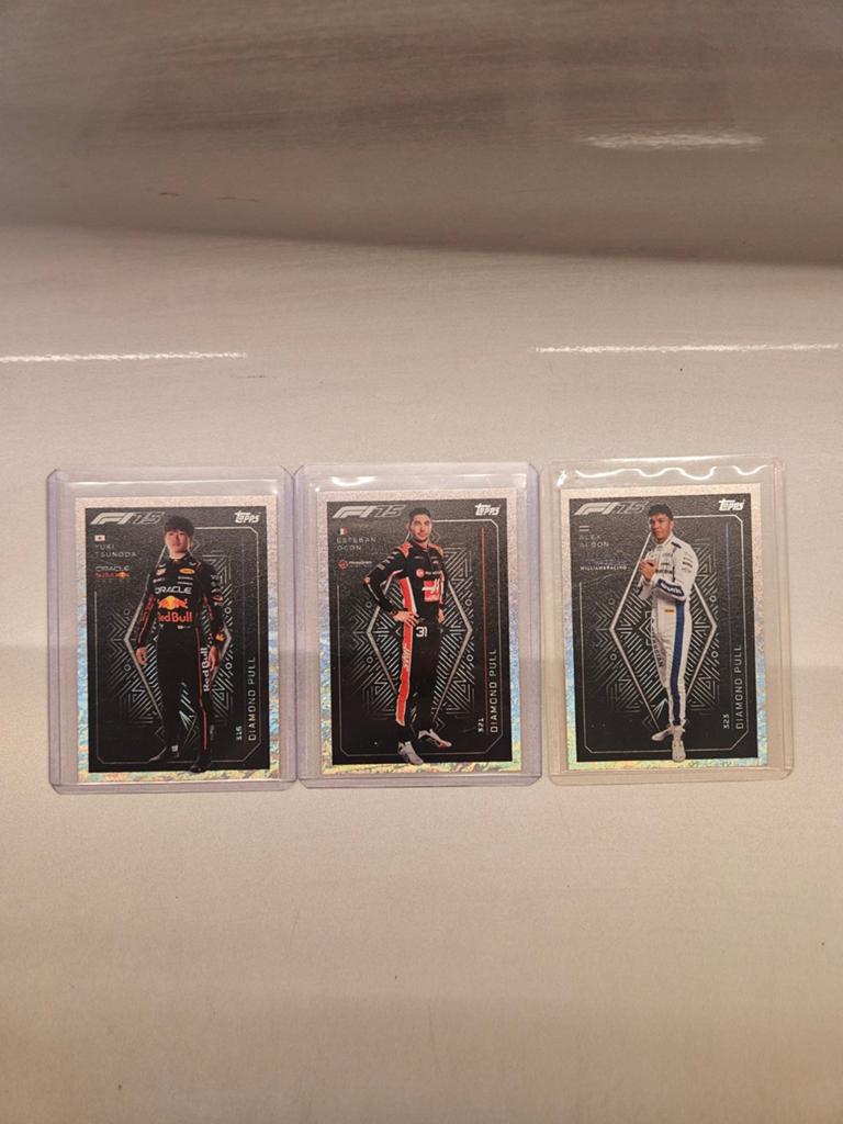 Topps diamond pull tsonoda ocon albon turbo attax f1 2025, Ophalen of Verzenden, Nieuw, Plaatje
