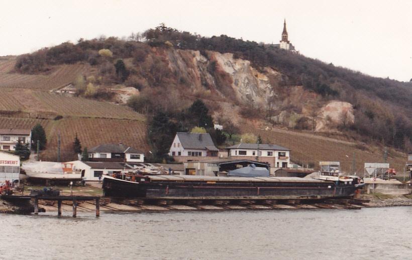Foto. Binnenvaartschip. No 2, Verzamelen, Verzenden, 1960 tot 1980, Ongelopen