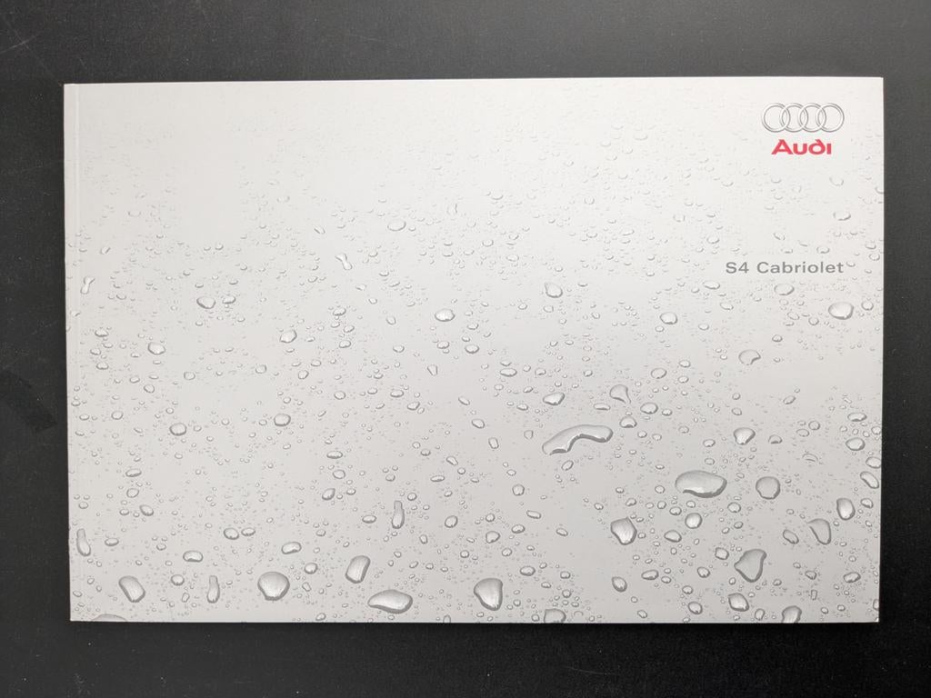 Brochure AUDI S4 Cabriolet 2005 (Duits), Ophalen of Verzenden, Zo goed als nieuw, Audi