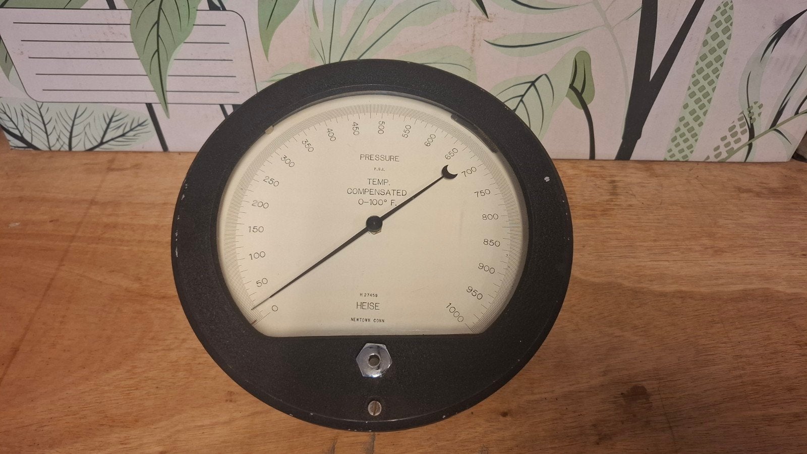 Heise Manometer - Druk- en Temperatuurgecompenseerd, Ophalen of Verzenden, Gebruikt