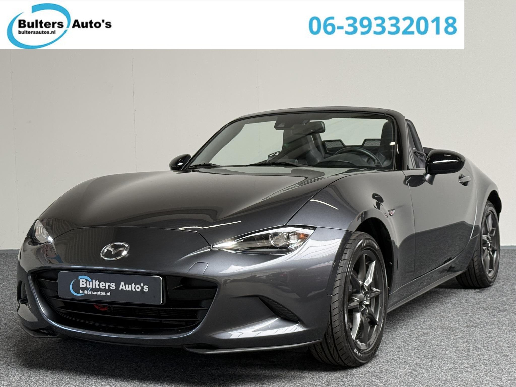 Mazda MX-5 1.5 SkyActiv-G 131 GT-M | LEDER | PDC | BOSE, Dealer onderhouden, Achterwielaandrijving, Gebruikt, 4 cilinders