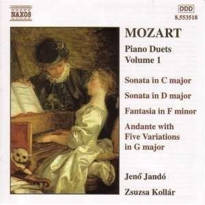 Cd Mozart : piano duets volume 1 Naxos, Overige typen, Ophalen of Verzenden, Zo goed als nieuw, Classicisme