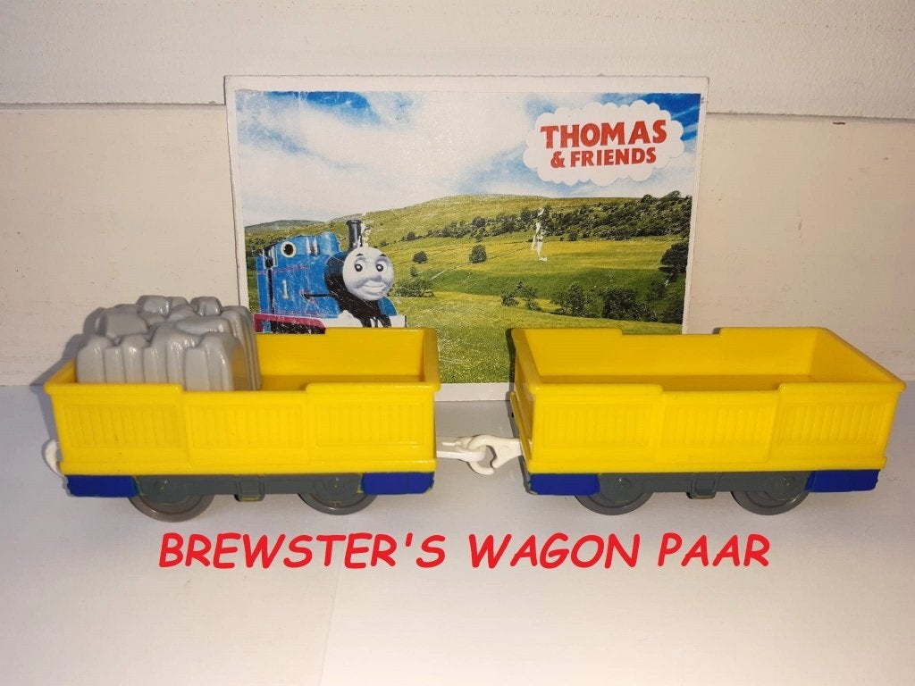 Trackmaster Chuggington Brewster's Wagonen Paar, Kinderen en Baby's, Speelgoed | Thomas de Trein, Ophalen of Verzenden, Zo goed als nieuw