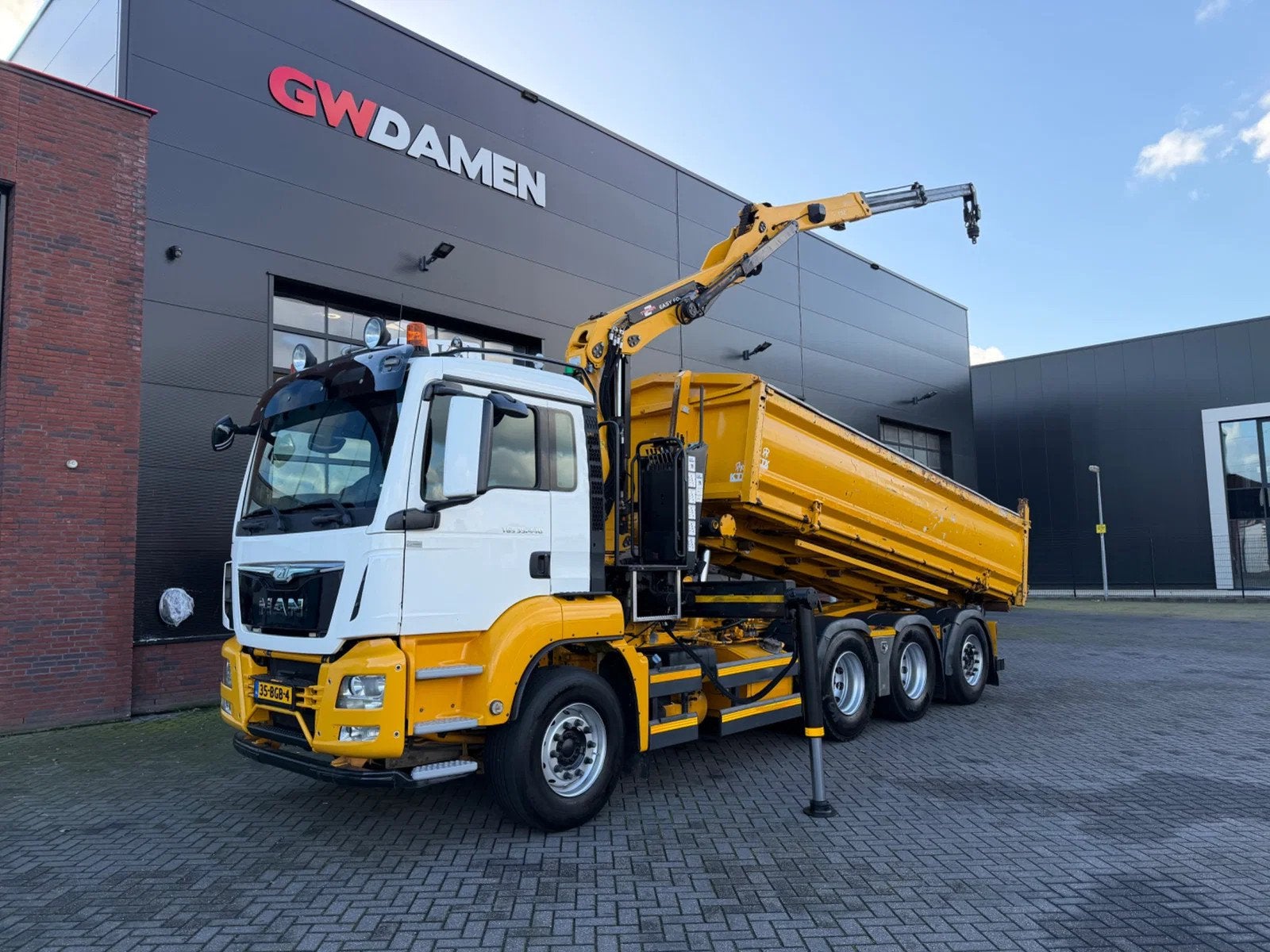 MAN TGS 35.440 8x4 Kabelsysteem/Z kraan Euro 6 (bj 2015), Auto's, Euro 6, 324 pk, MAN, Origineel Nederlands