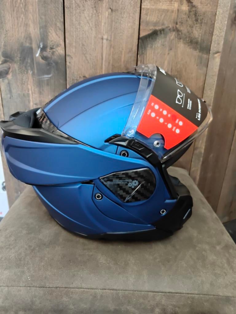 LS2 Flipover Helm XL motor, scooter, bromfiets, Systeemhelm, XL, Kinderen, Ophalen of Verzenden