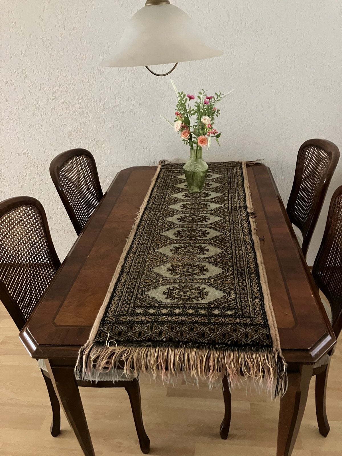 Queen Ann eettafel met 4 stoelen, Ophalen, Gebruikt, Vier personen, Rechthoekig
