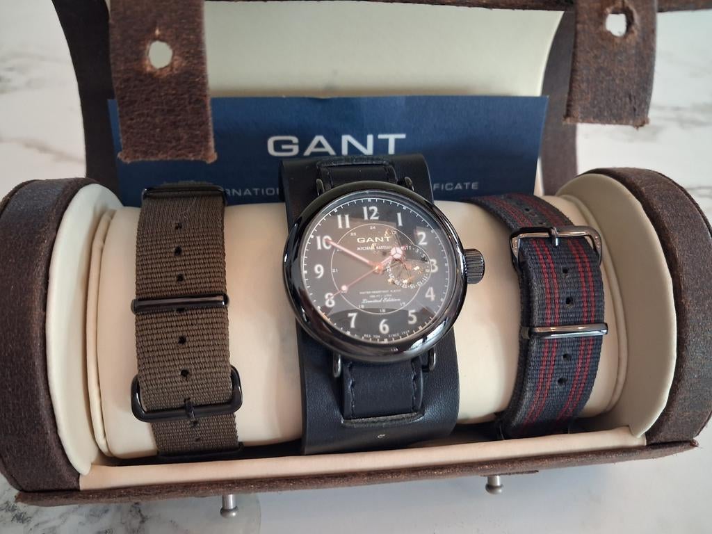 Limited Edition Gant-Michael Bastian-horloge W70092 compleet, Sieraden, Tassen en Uiterlijk, Horloges | Heren, Ophalen of Verzenden
