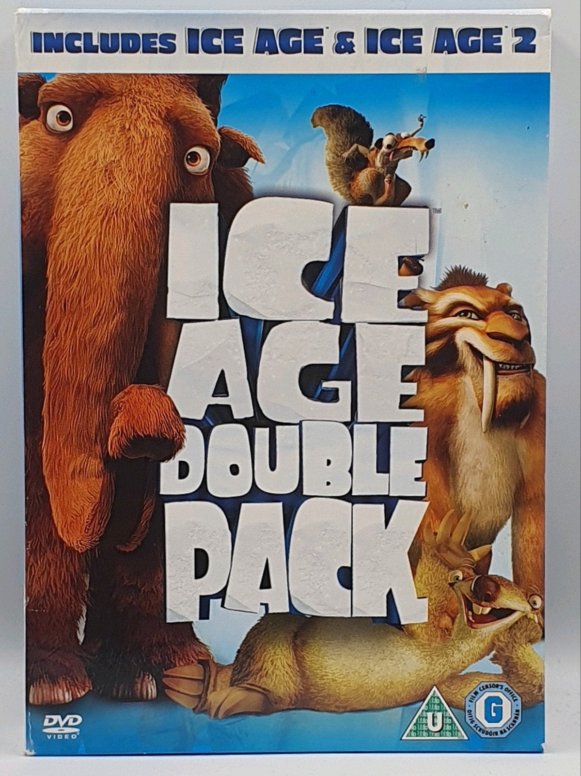 Te koop: Ice Age & Ice Age 2 Double Pack DVD, Animatie, Engels, Ophalen of Verzenden, Inclusief doosje