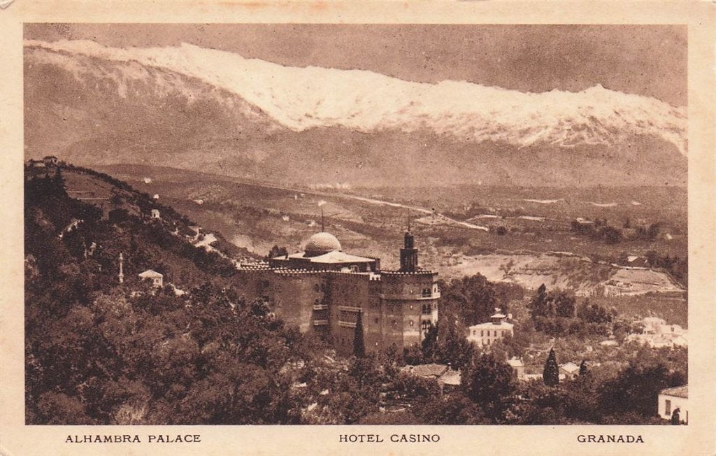 703-242-017 Alhambra Palace Hotel Casino Granada, Verzenden, Voor 1920, Spanje