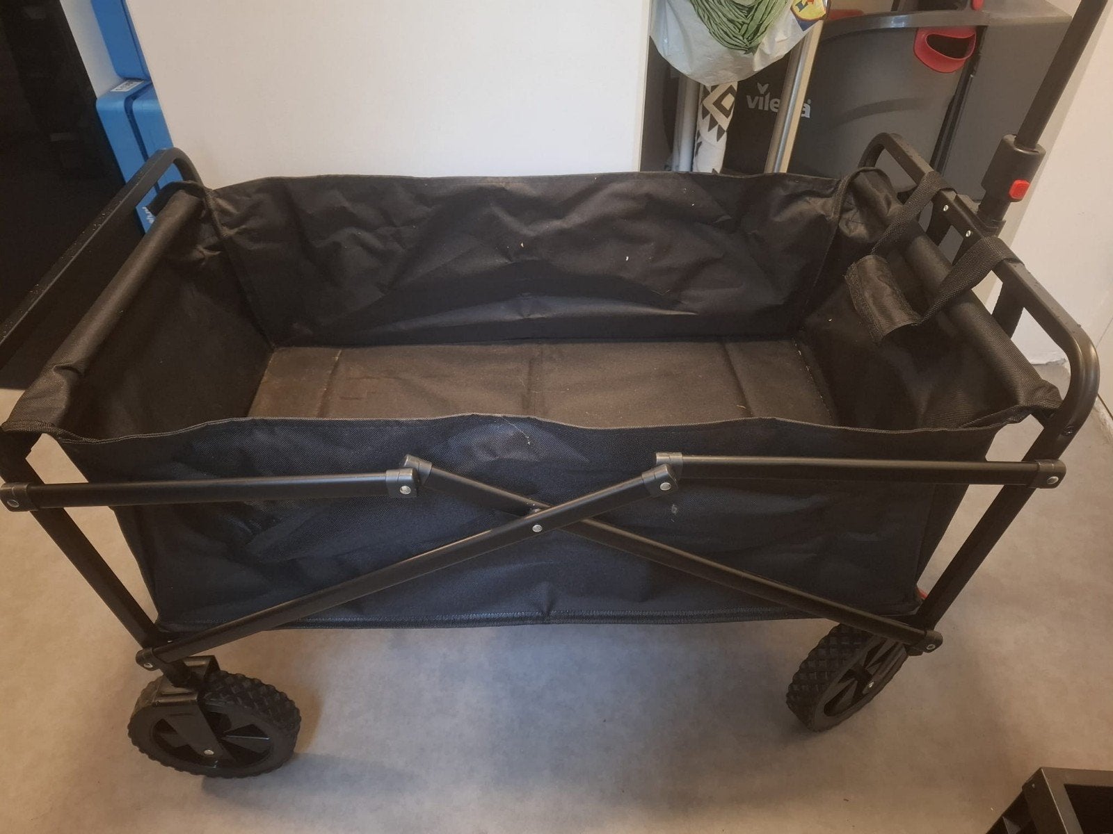Opvouwbare bolderkar., Caravans en Kamperen, Bolderkarren, Ophalen, Opvouwbaar, Gebruikt