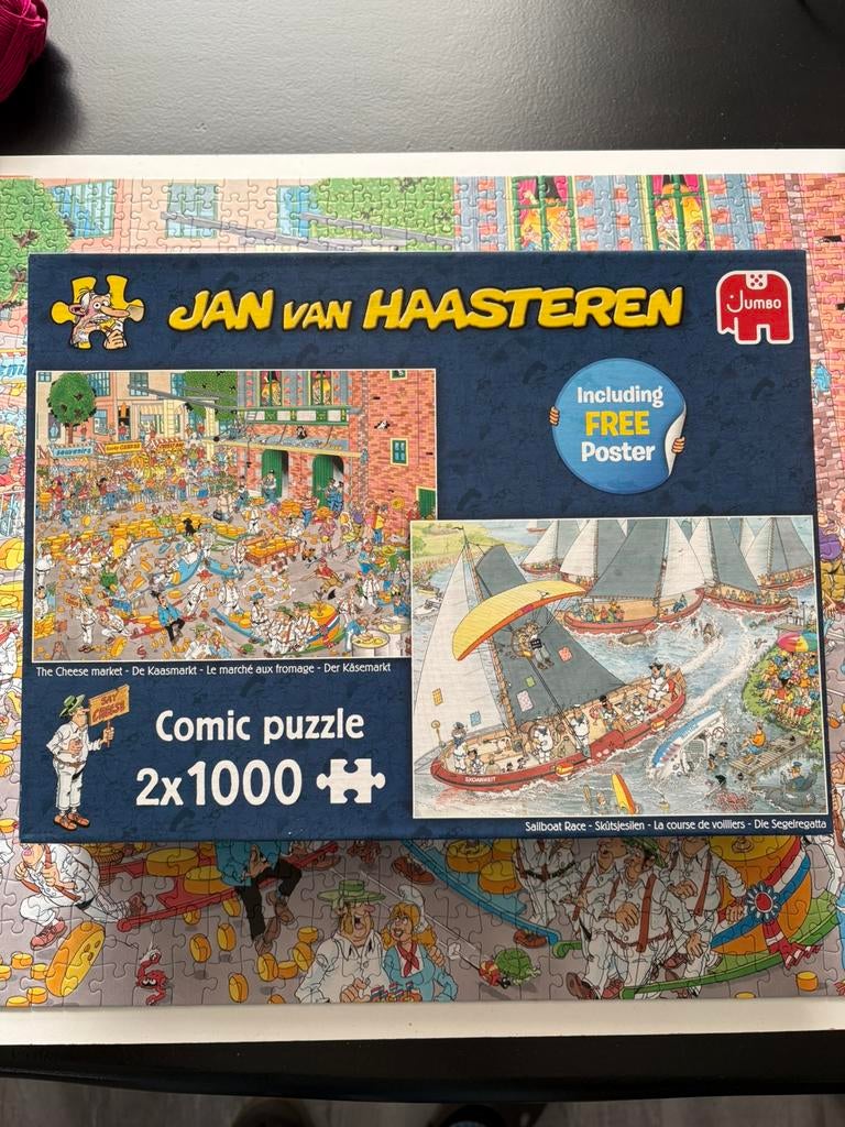 2 x 1000 jan v Haasteren.   Ruilen kan ook, Ophalen of Verzenden, Zo goed als nieuw