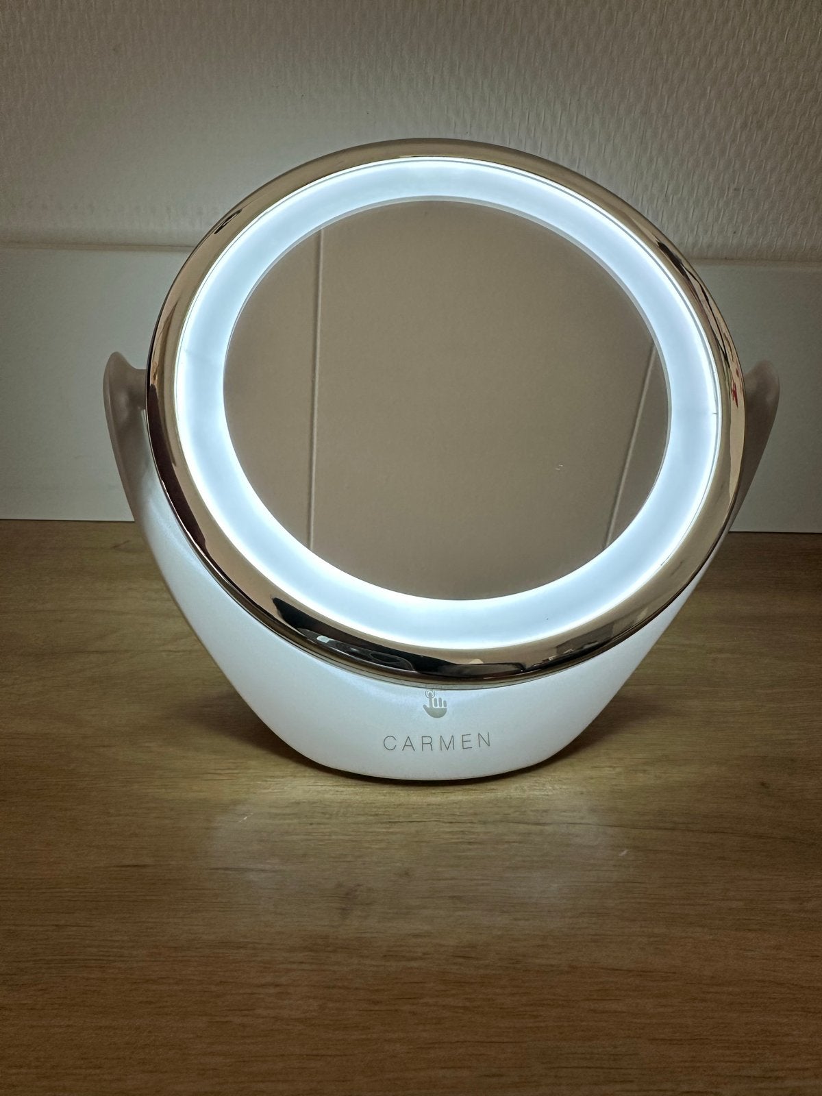 Carmen Make-up Spiegel met LED Verlichting, Verzenden, Zo goed als nieuw, Overige typen