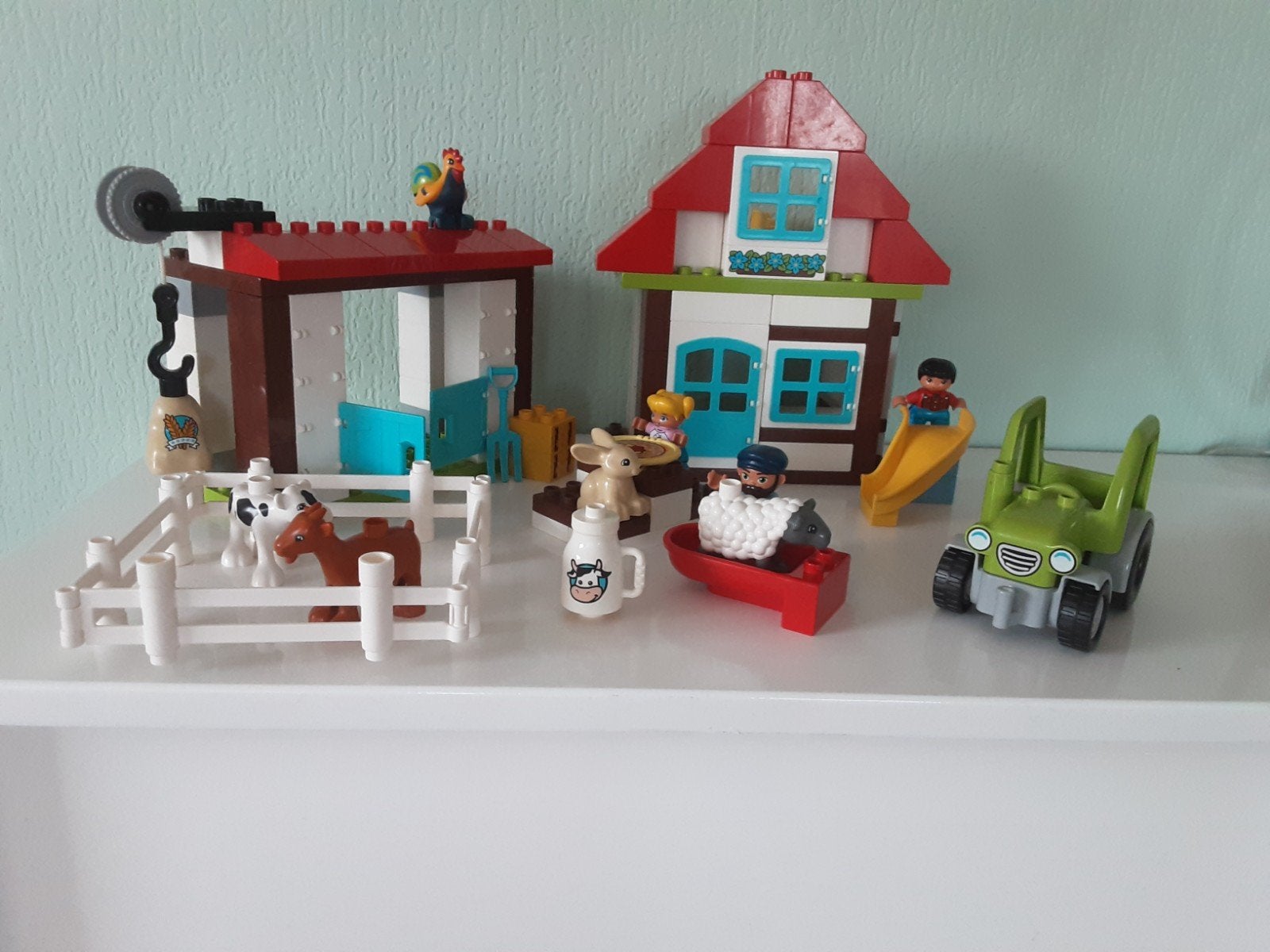 Lego duplo boerderij, Ophalen, Zo goed als nieuw, Duplo