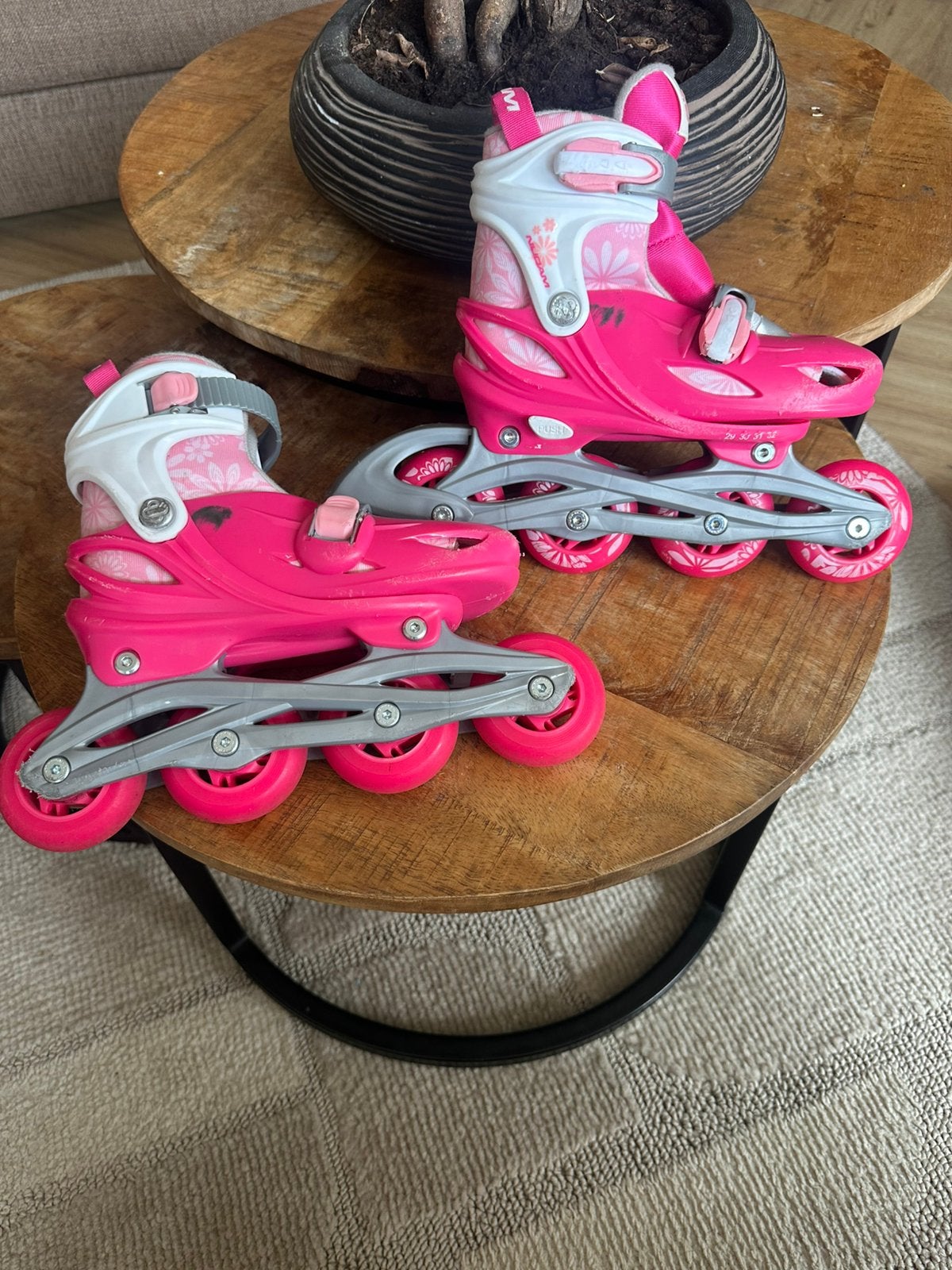 Nijdam inline skates 3-in-1 skeelers, Ophalen of Verzenden, Verstelbaar, Zo goed als nieuw