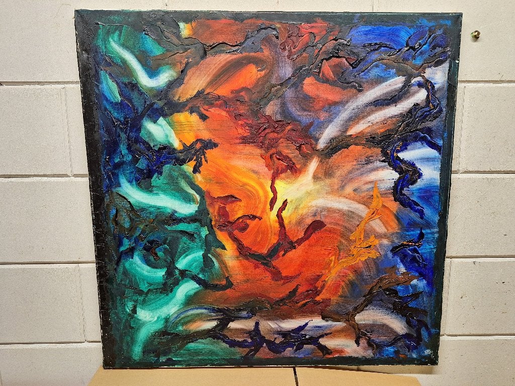 Zes mooie schilderijen   35 euro per werk, Antiek en Kunst, Overig onderwerp, Handgeschilderd, Ophalen of Verzenden, Olieverf