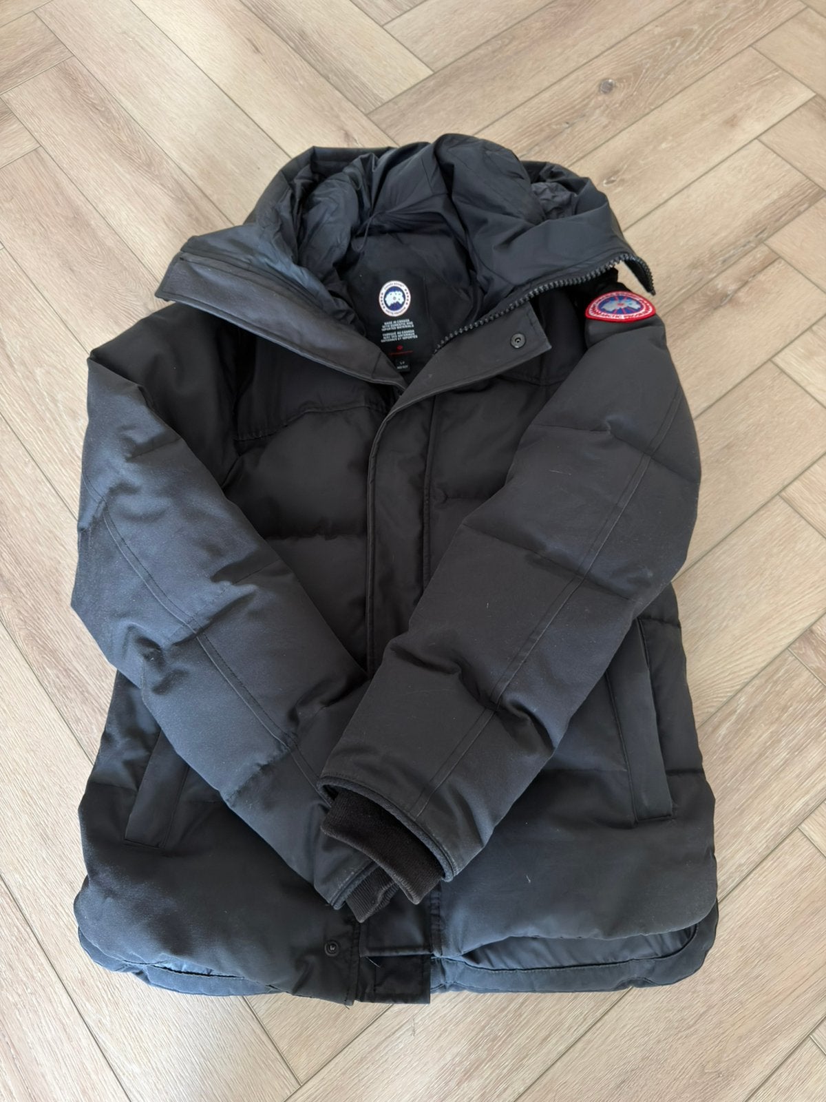 Canada Goose Parka MacMillan S, Ophalen, Zo goed als nieuw, Zwart