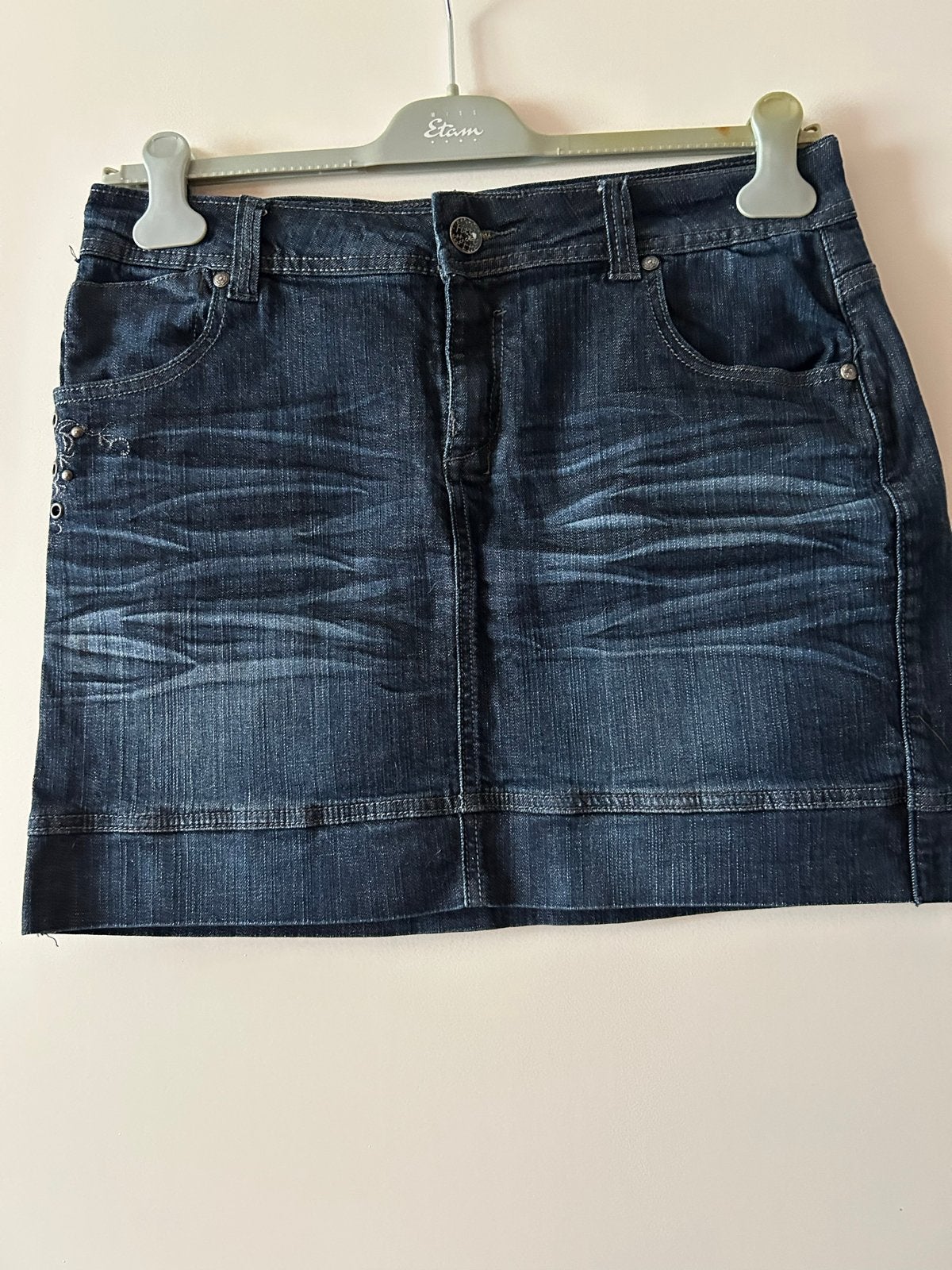 Korte spijkerrok maat 40 - Fitt Jeans, Maat 38/40 (M), Blauw, Ophalen of Verzenden, Gedragen