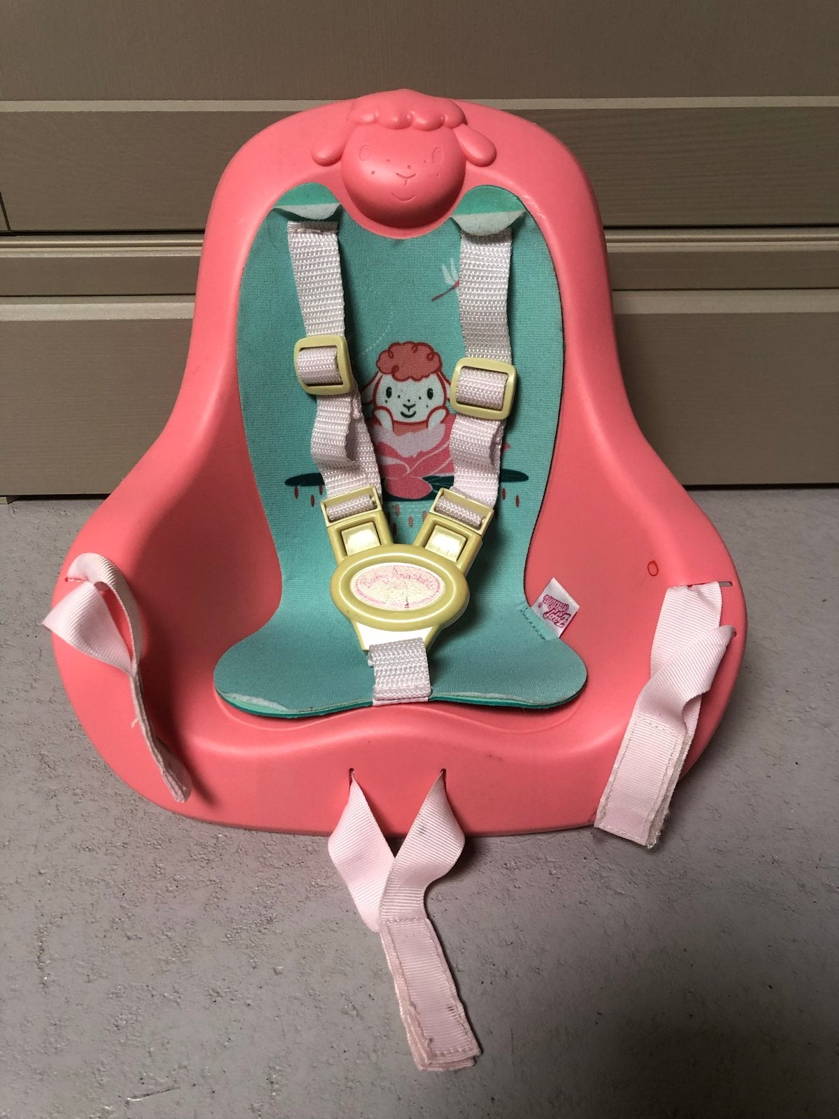 Baby Annabel poppenstoel fietsstoel, Ophalen of Verzenden, Gebruikt, Babypop
