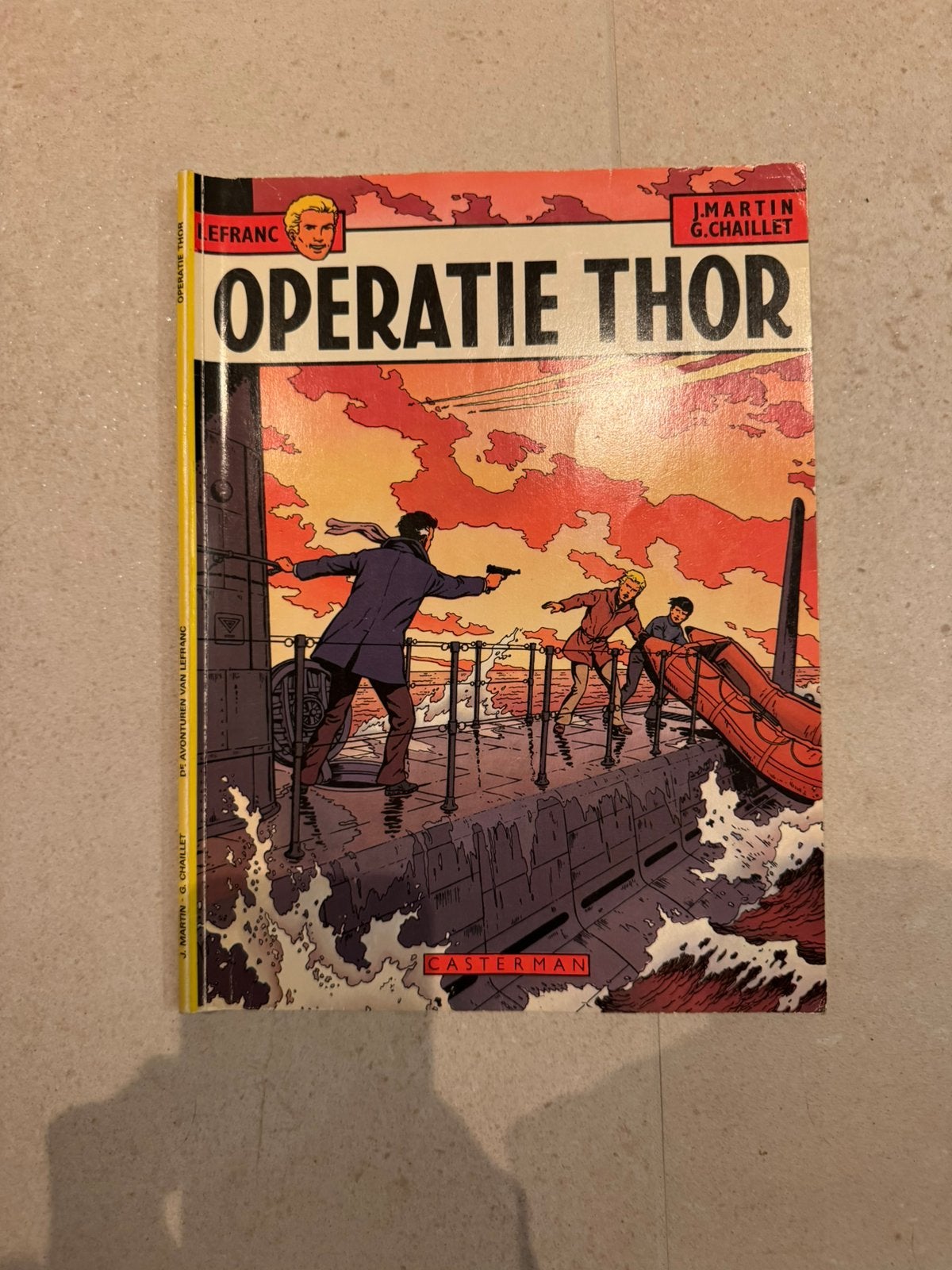 Stripboek Operatie Thor (Lefranc), Boeken, Stripboeken, Gelezen, Eén stripboek, Ophalen of Verzenden, J Martin - G Chaillet