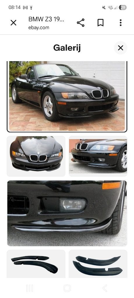 AC Schnitzer  front lips BMW Z3, Gebruikt, Voor, Ophalen of Verzenden, Bumper