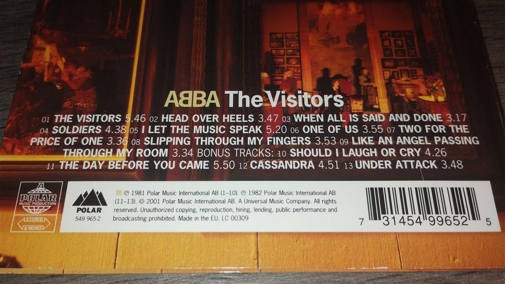 ABBA ‎- The Visitors [Digipack 2001], Ophalen of Verzenden, Zo goed als nieuw