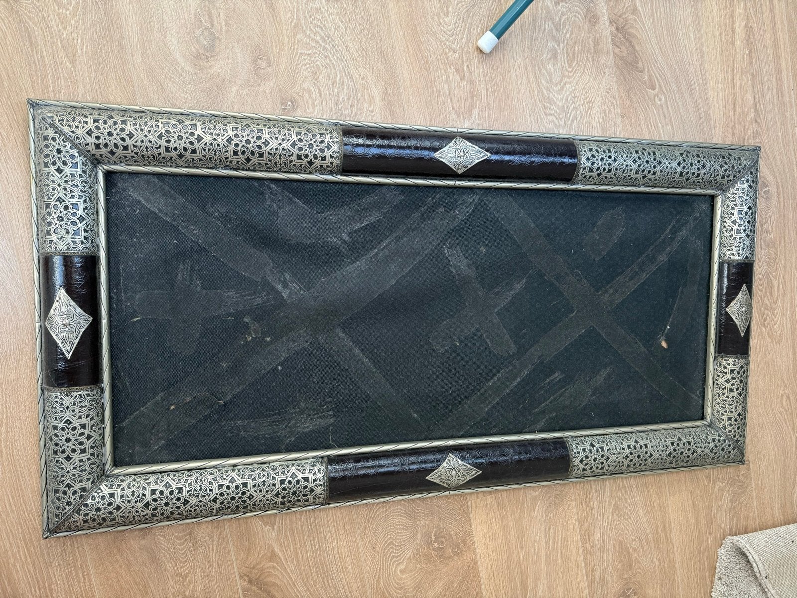 Decoratieve Marokkaanse spiegellijst, Ophalen, 55 cm, Gebruikt, Met sierrand