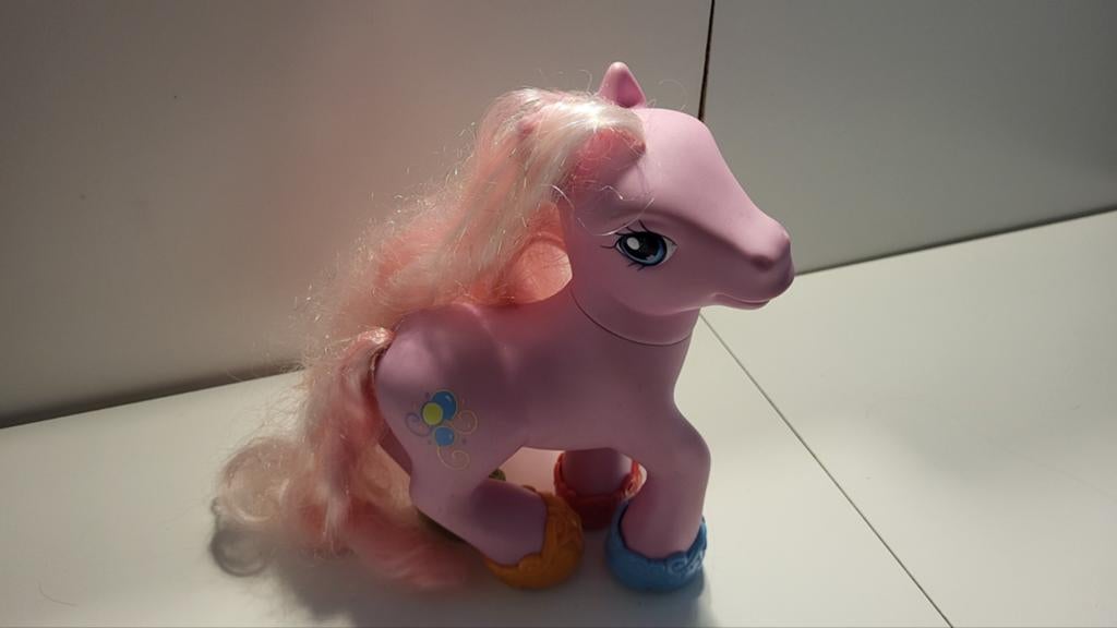 Roze My Little Pony speelfiguur met lang haar, Ophalen of Verzenden, Gebruikt, Meisje