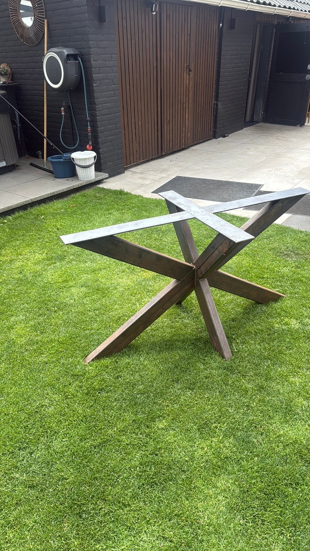 Mooi zwaar onderstel voor tafel, Huis en Inrichting, Tafelonderdelen, Ophalen of Verzenden, Zo goed als nieuw, Rechthoekig, 50 tot 100 cm