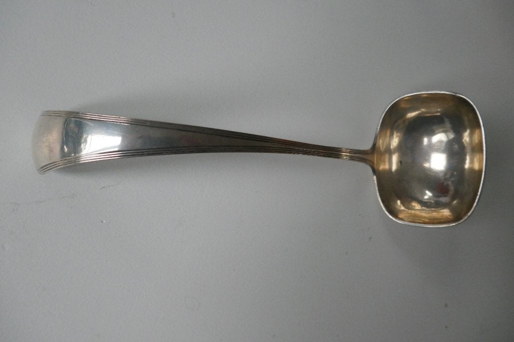 1 zilveren soeplepel jacob helweg 1830 amsterdam 188 gram, Verzenden, Zilver