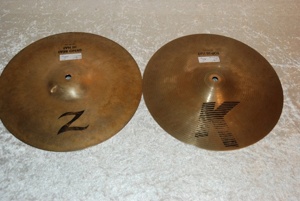 Zildjian K/Z (hexa) combi hihat 879/1482gr 13 inch <26260947, Gebruikt, Zzildjian, ., Drums of Percussie