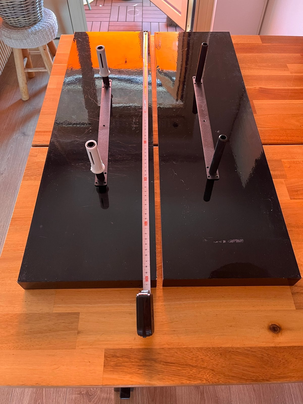 IKEA Lack plankjes 80x23cm - Glans Zwart, Huis en Inrichting, Woonaccessoires | Wandplanken en Boekenplanken, Ophalen, Gebruikt
