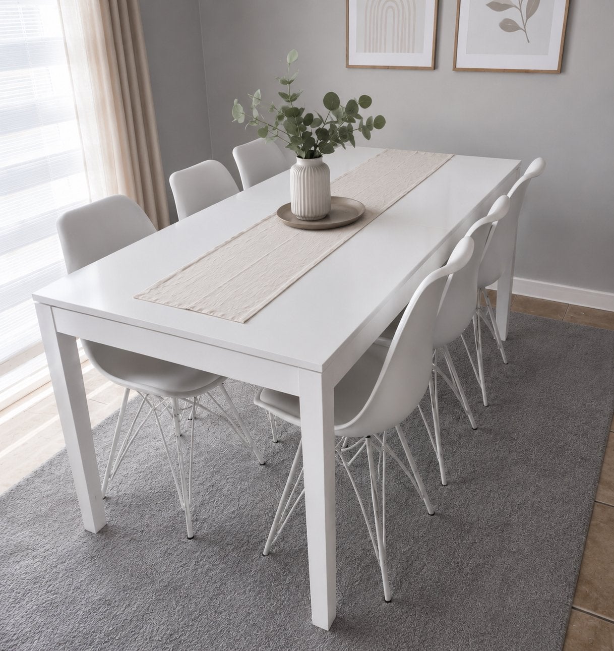 Set 6 eetkamerstoelen, Tuin en Terras, Tuintafels, Ophalen of Verzenden, Zo goed als nieuw, Rechthoekig