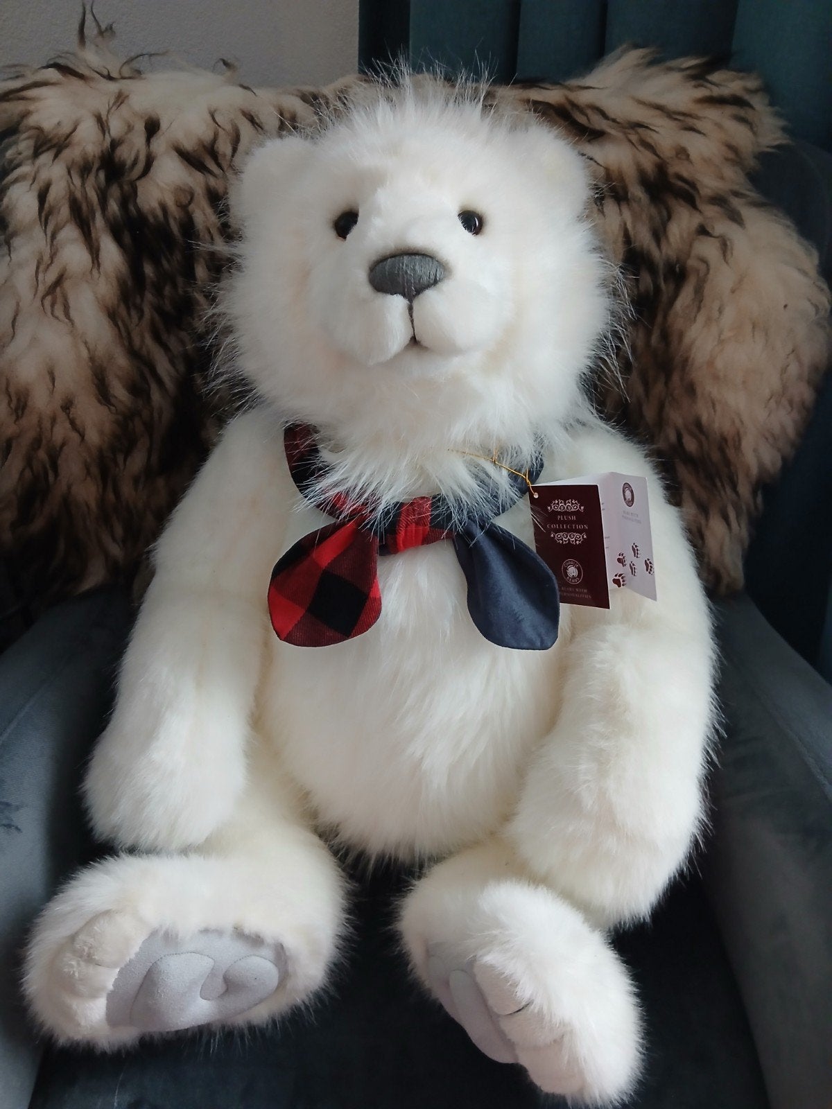 ***Auberon***Charlie Bears, Ophalen of Verzenden, Zo goed als nieuw, Stoffen beer, Overige merken