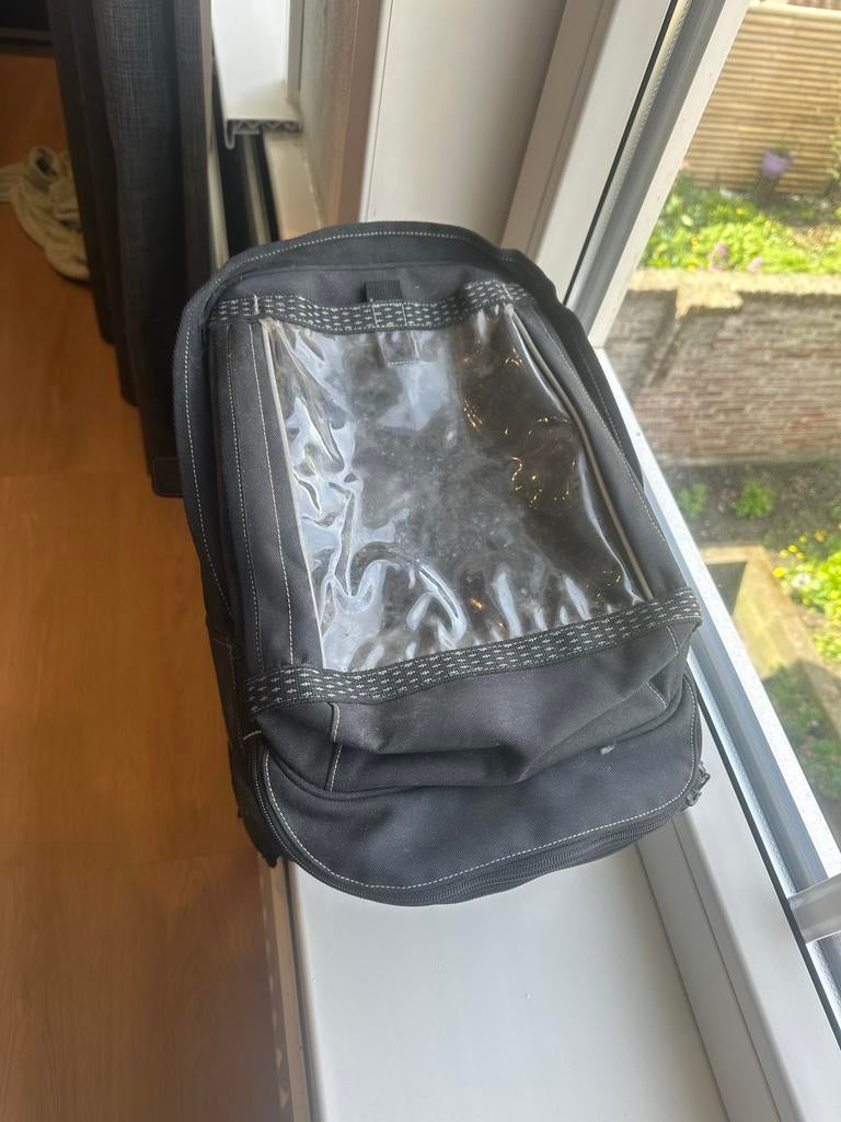 Tanktas/Rugzak Motor - Magnetisch, Regenhoes, Kaartmap, Ophalen of Verzenden, Gebruikt