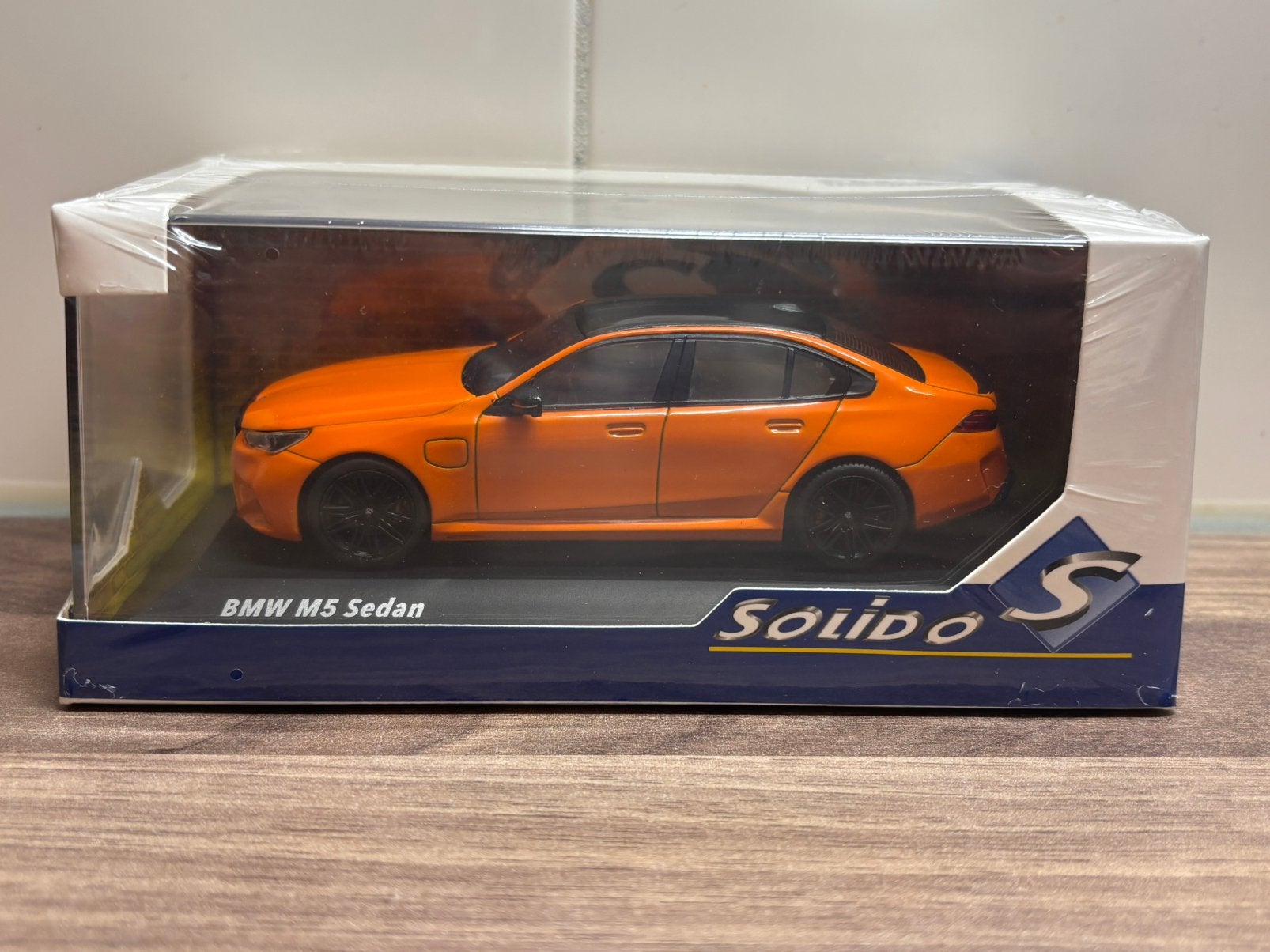 BMW M5 Sedan Fire Orange III Uni Solido 1:43, Ophalen of Verzenden, Nieuw, Auto, Solido