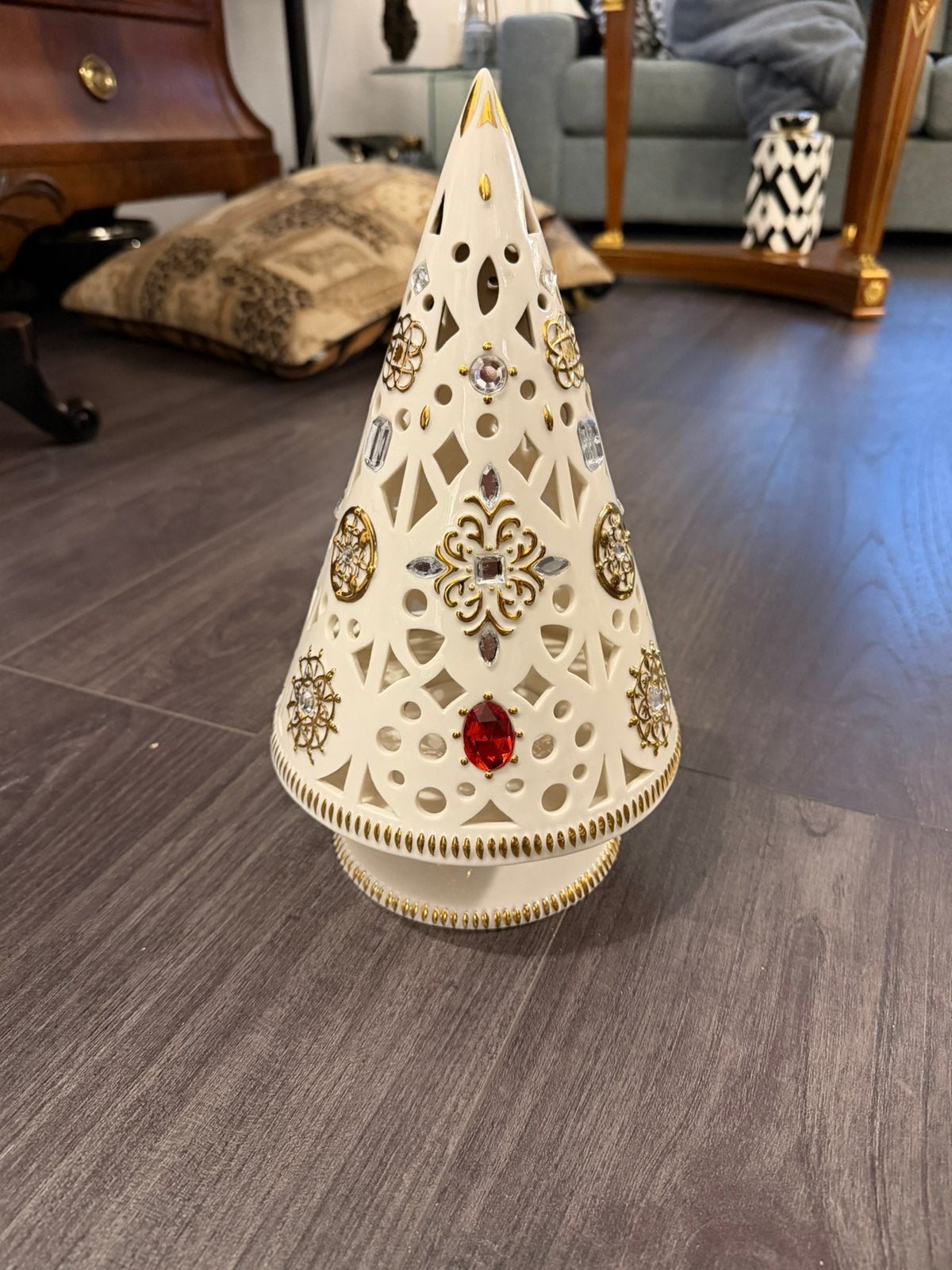 Villeroy Boch waxinelicht houder kerstboom 32cm, Ophalen of Verzenden, Zo goed als nieuw