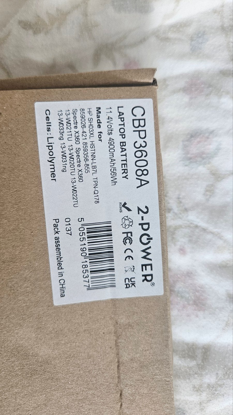 Nieuwe HP Spectre X360 Laptop Batterij - Ongebruikt, Ophalen of Verzenden, Nieuw, HP