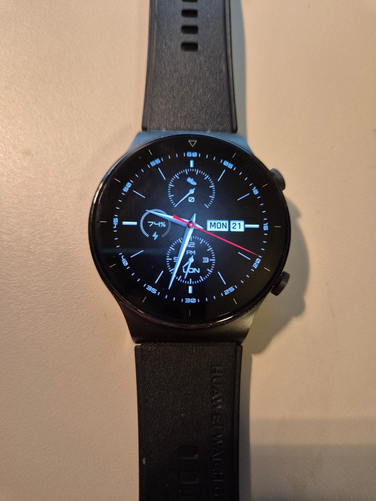 Huawei Watch GT 2 Pro - Zo goed als nieuw, Zwart, Ophalen of Verzenden, Zo goed als nieuw, Waterdicht